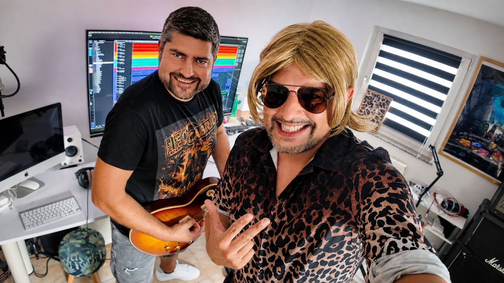 Leo Cabrio mit seinem Management